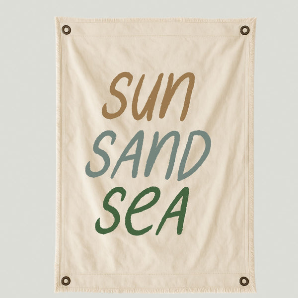 Lienzo Sun, sand and sea