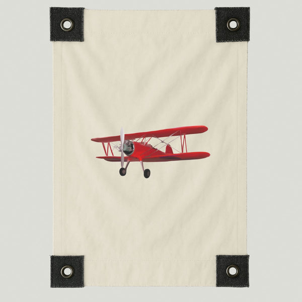Lienzo Avión Rojo