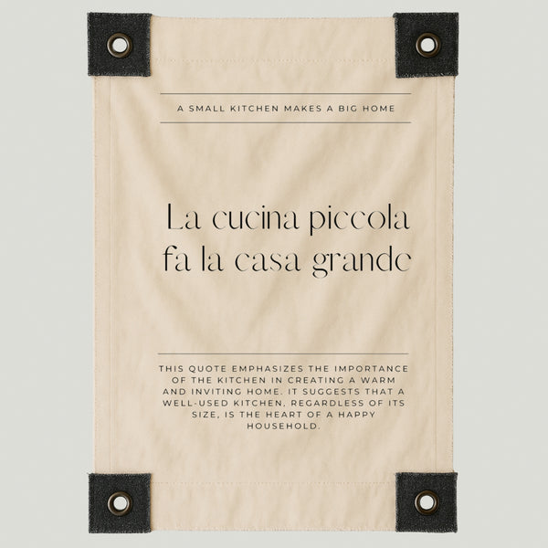 Lienzo La Cucina Piccola