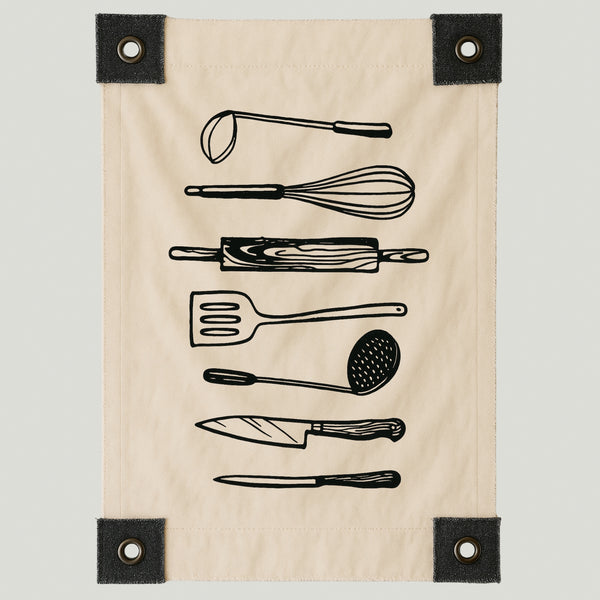 Lienzo Utensilios de Cocina
