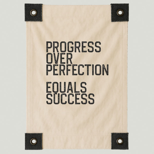 Lienzo Progress over perfection