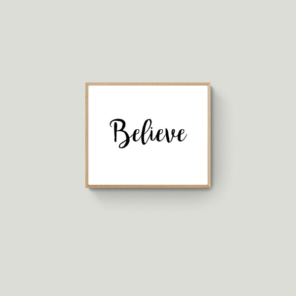 Canvas Believe