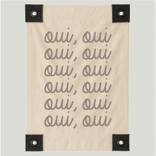 Lienzo Oui, oui.