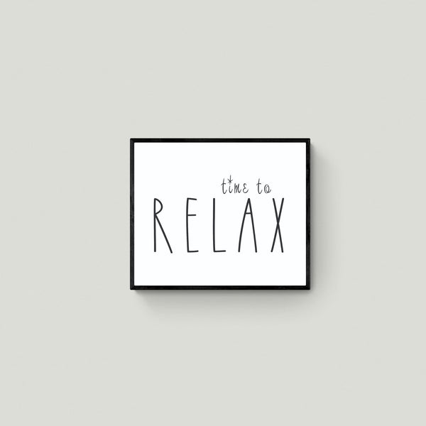 Canvas Time to Relax