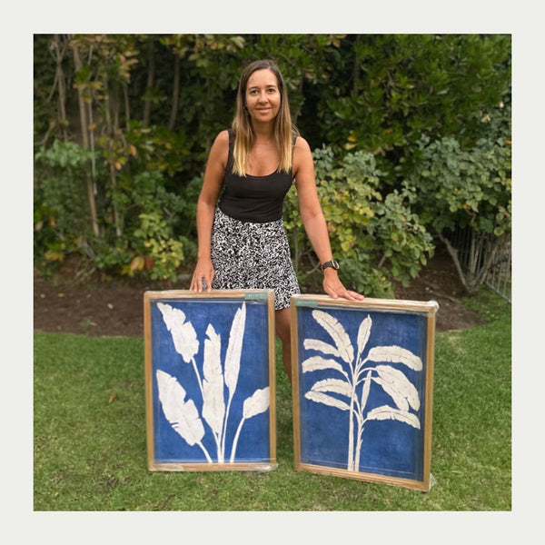 Canvas Set Banana Leaf