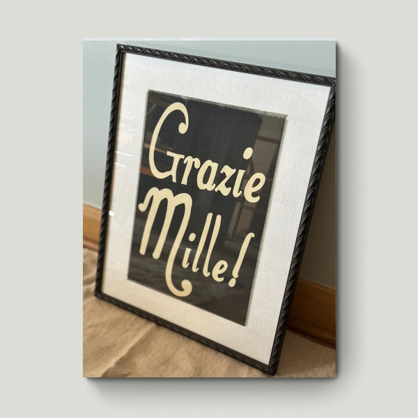 Grazie Mille